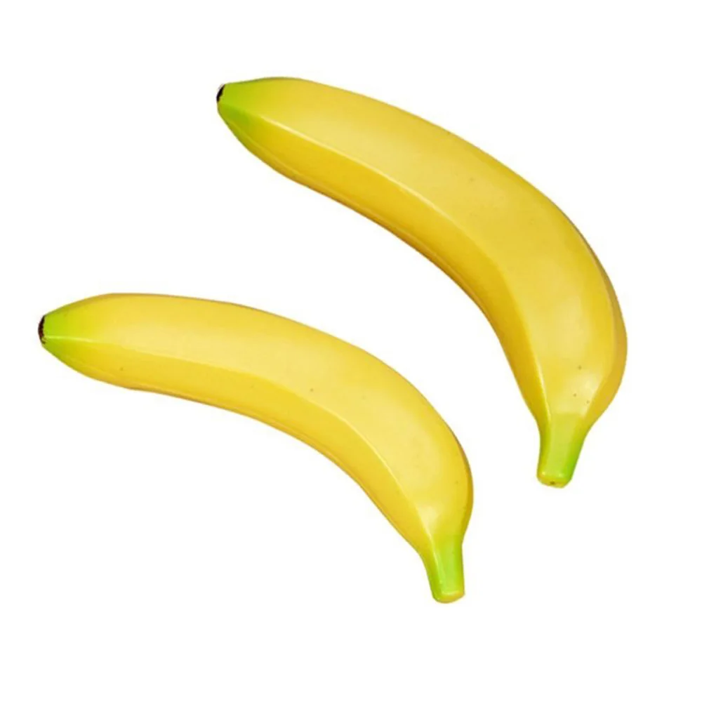 6 Pcs Plastic Foam Artificial Bananas Simulation Fruit Props Decor Kit Practical For Home Decoration Accessories