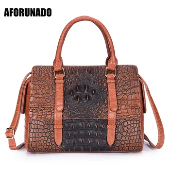 

Luxury Handbags Women Bags Designer Large Alligator Shoulder Bag High Quality Oil SkinTote Laides Crossbody Bags For Women 2019