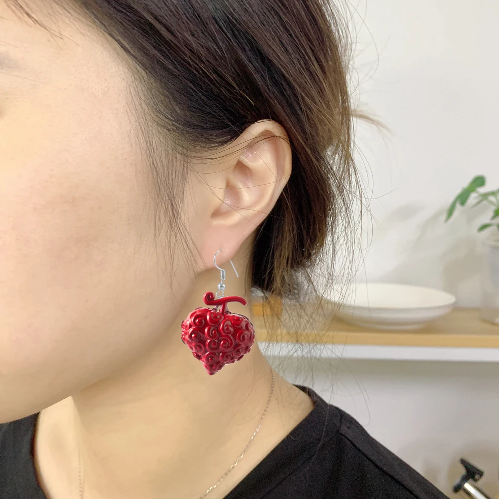 One Piece Earrings Devil Fruits Ope Ope No Mi Free Shipping