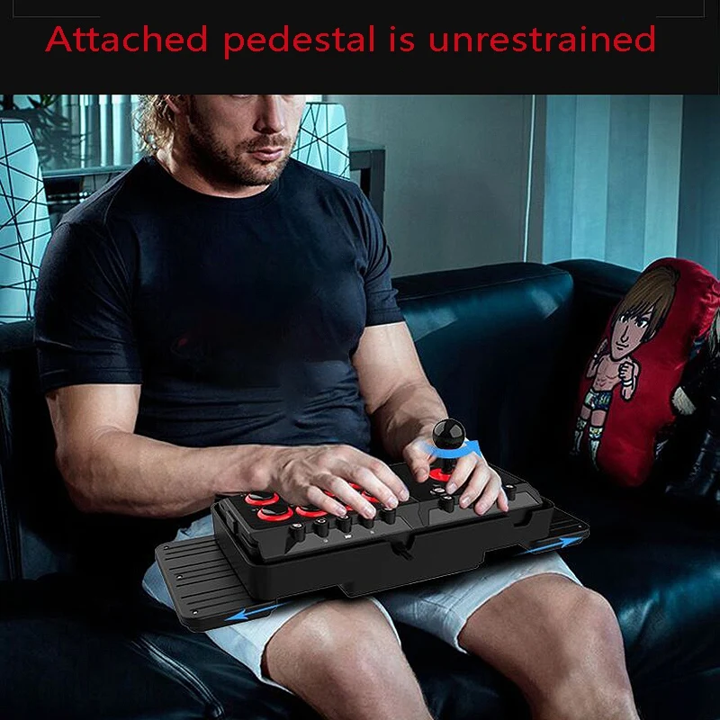 

Ipega DC5V PG-9059 USB Wired Fighting Joystick Arcade Fight Stick Game Controller with Turbo Macro for PS4 NS Switch Android