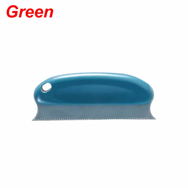 Green Многофункциональная расческа для чистки собак и кошек, щетка для удаления шерсти домашних животных, ковровая щетка для дивана, новинка - Цвет: Green