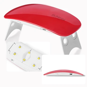 

6W LED Lamp Nail Dryer Mini Mouse Shape UV Lamp Pink White Portable USB Cable Curing Manicure Nail Art Gel Polish Drying Tool