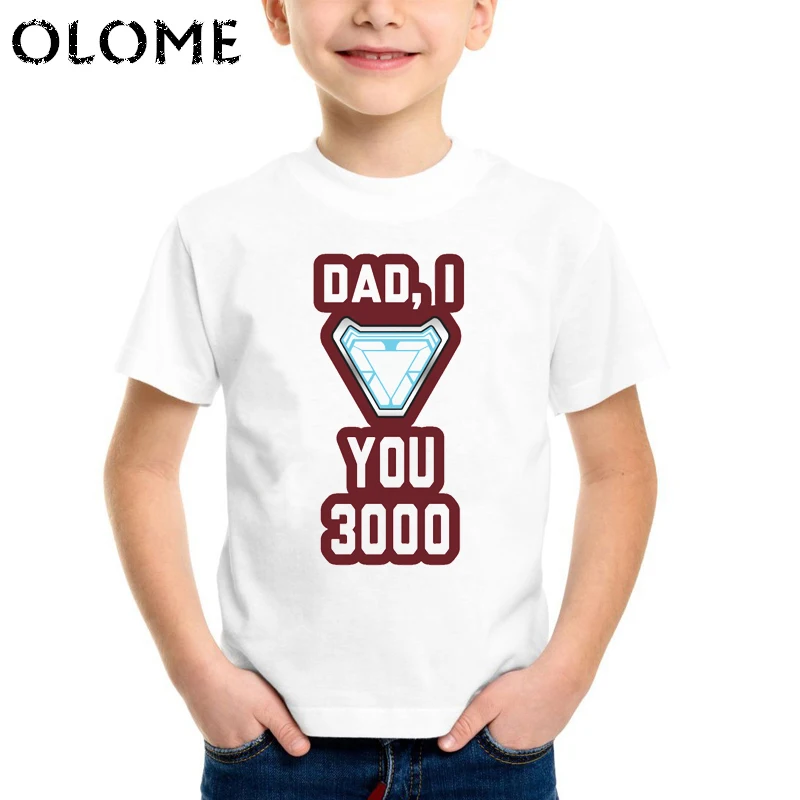 DAD I Love You &quot(Мама/папа я тебя люблю) 3000 раз детская футболка для маленьких