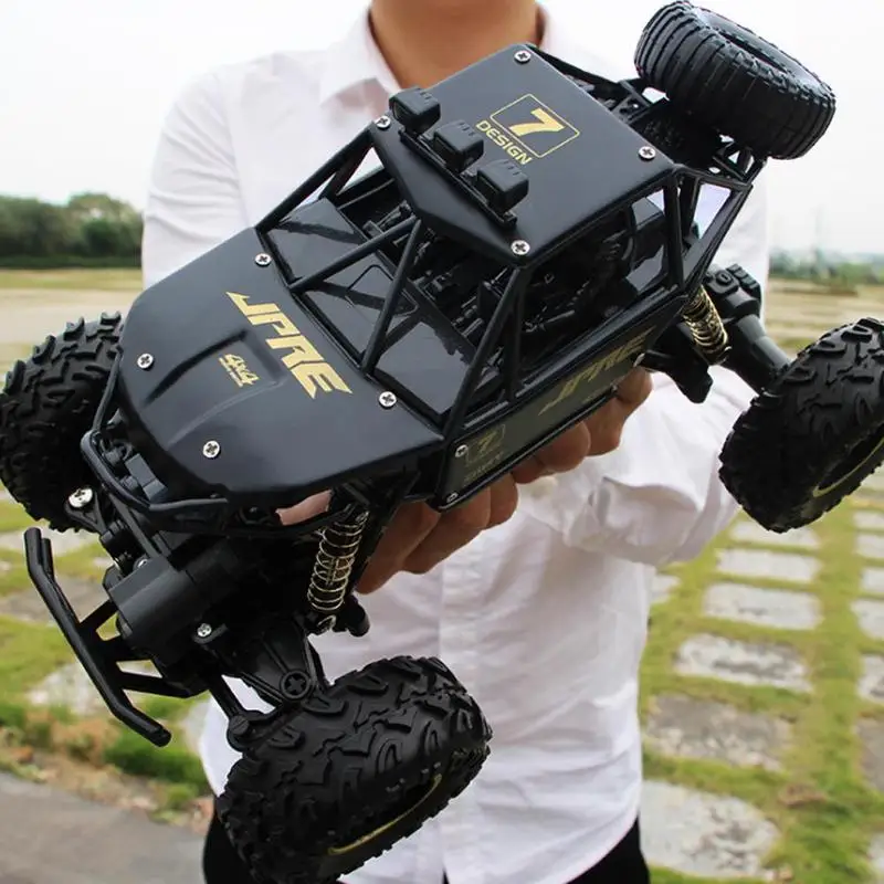 2,4 GHz Электрический 4WD RC внедорожный автомобиль игрушки 1:12 из алюминиевого сплава для подзарядки гигантский грузовик для детей Рождественский подарок для улицы игрушка для взрослых