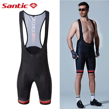 

Santic Men Cycling Bib Shorts MTB Road Bike Bib Shorts Pro 4D 6 Hours Padded Bib Shorts Breathable Ciclismo Summer Bicycle Short