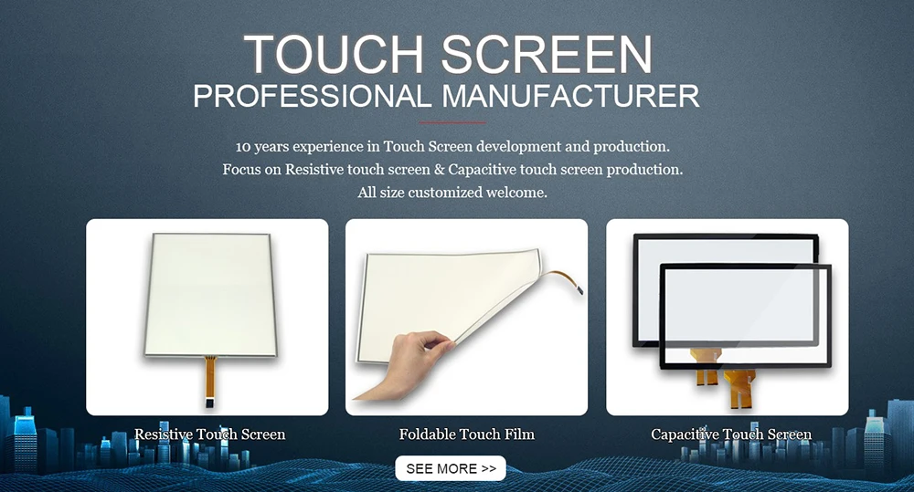 painel de tela de toque usb resistente com compatível com para stand quiosque de laptop