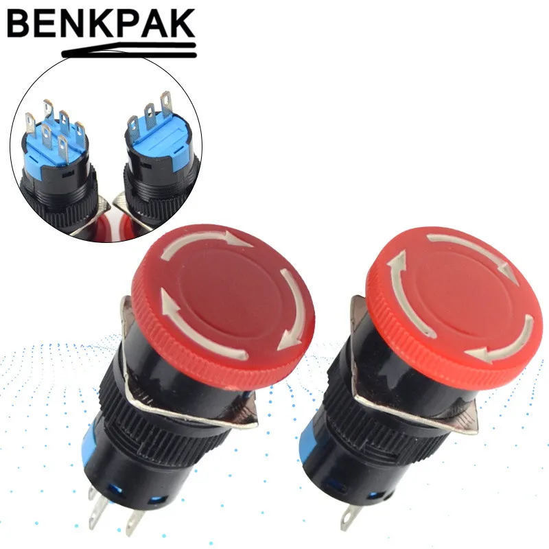 16 мм Кнопка аварийного остановки переключатель e Stop переключатель|enclosure switch|enclosure