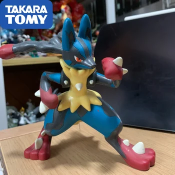 

TAKARA TOMY Genuine Pokemon Doll Action Figure Large Model Mega Lucario Model Collections Children Gifts