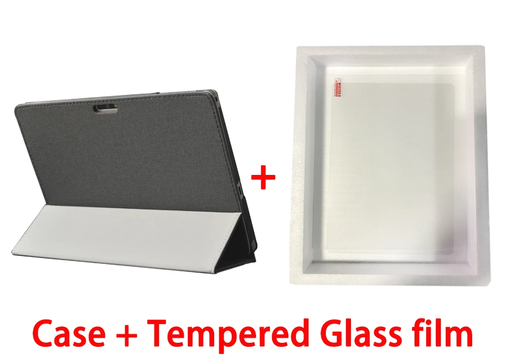 2black-Tempered film Чехол для Teclast M30 10," планшетный ПК чехол с подставкой 10,1 дюймов чехол из искусственной кожи для Teclast M30+ подарки - Цвет: 2black-Tempered film