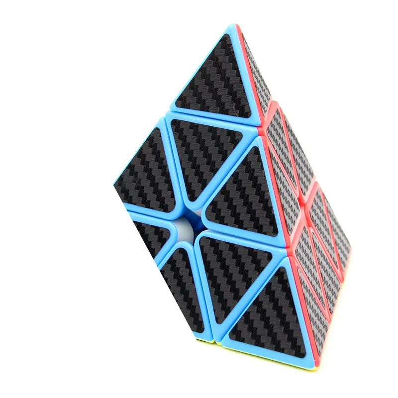 MoYu MeiLong Pyraminxeds, наклейка из углеродного волокна, магический куб, 3x3x3, пирамида Neo speed Cube, головоломка, антистресс, обучающие игрушки