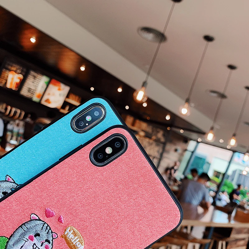 Для iPhone X XR Xs Max 6 7 8 Plus винтажный китайский телефон чехол для iPhone 67 8 чехол