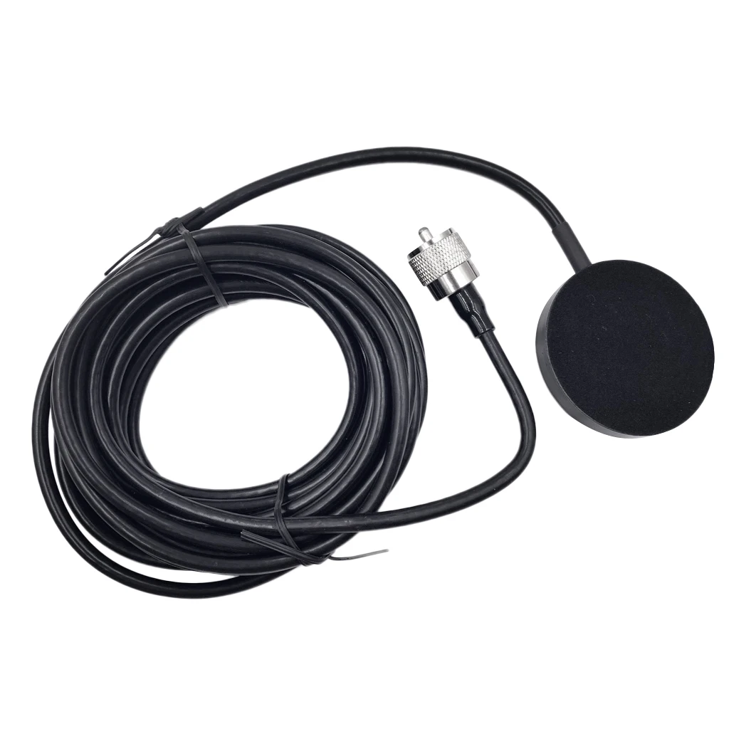 

BNC Black 2 1/4'' Magnet Mount NMO Mag Mount 16feet Antenna Cable Roof