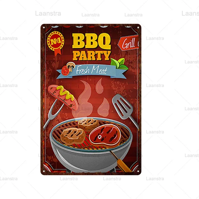 Tin Signs Chocolate & Coffee Vintage Poster Metal Dessert Sign Wall Art Decor For Chocolate Shop Cafe BBQ Bar Pub Iron Plate 22