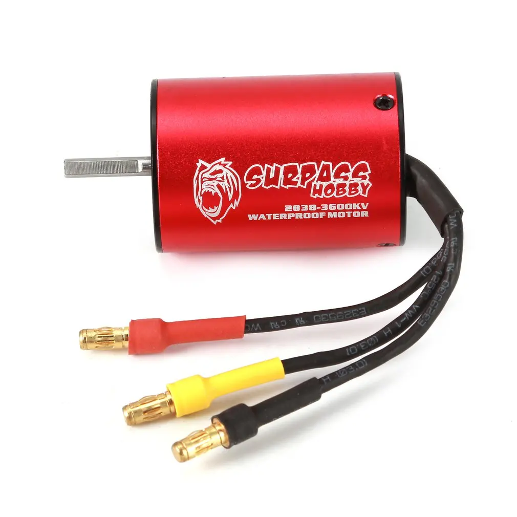 SURPASSHOBBY KK 2838 3600KV бесщеточный двигатель 2S 3S для 1:14 1:16 RC Дрифт гоночный автомобиль водонепроницаемый Сенсорный грузовик часть