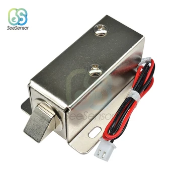 

DC 12V 0.6A Electronic Lock Catch Door Gate Release Assembly Solenoid Access Control Electromagnetic Lock