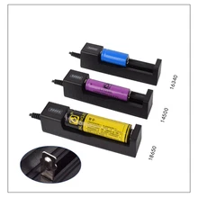 

USB charger universal 1-slot battery Adapter LED smart rechargeable battery Li-ion 18650 26650 14500
