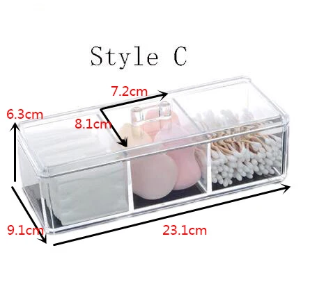 Acrylic Make Up Organizer Combinable Transparent Makeup Organizer Organize Home storage Storage Box Cosmetic Organizer Drawers 