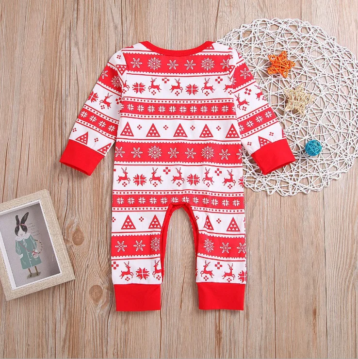 Комбинезон для Хэллоуина с длинными рукавами; комбинезон с круглым вырезом; сезон весна-осень; хлопковый Повседневный Рождественский милый комбинезон для маленьких мальчиков и девочек