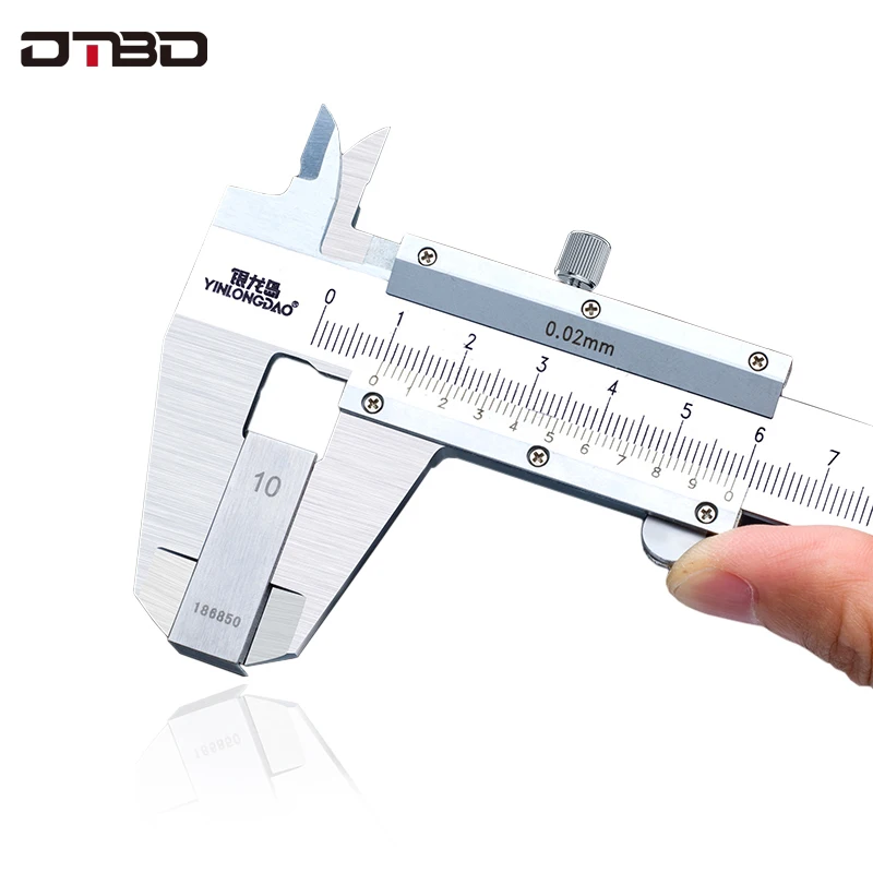 

Stainless Steel Vernier Caliper 0-150mm 0-200mm 0-300mm 0.02mm Metal Calipers Measuring Tools