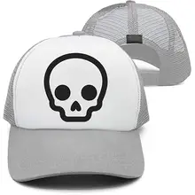 Youmaosy модные кепки злой череп Смеющийся унисекс Регулируемая сетка Strapback шляпа