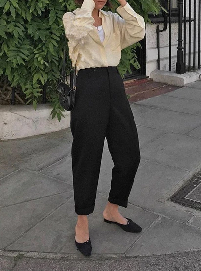 Wool blend ladies trousers Clearance