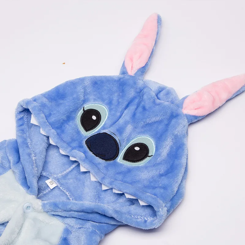 Female Cosplay Stitch Costume Party Role Playing Animal Pajama Hoodie Woman Adult Cartoon Costume - Цвет: Синий