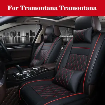 

Luxury 5-Seats Car Seat Cover PU Leather Front&Rear SUV Cushion Set car styling For Tramontana Tramontana