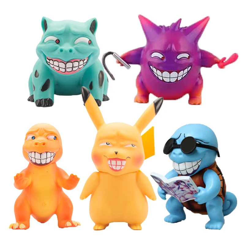 Pokemon 6 8cm Tokoh Boneka Koleksi Celaka Pikachu Kartun Pokemon Seri Anime Model Ornamen Mainan Anak Hadiah Ulang Tahun Aksi Figur Aliexpress