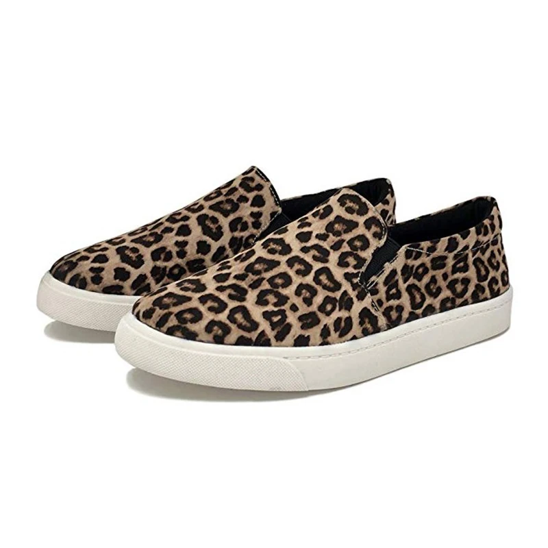 COVOYYAR/ г., леопардовые Модные женские тапочки плоские туфли Женская повседневная обувь со змеиным принтом весенне-летние Лоферы без шнуровки 43 WSN280
