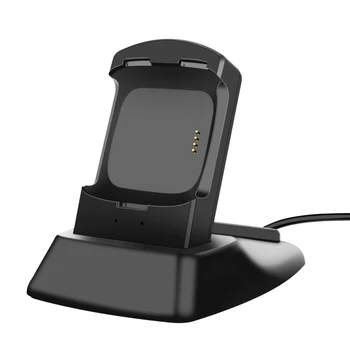 

Charger Stand Compatible with Fitbit Versa Replacement USB Charging Dock Adapter with Cable for Fitbit Versa Smart Watch