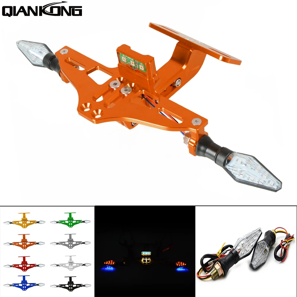 Алюминиевая рама номерного знака с регулируемым углом для RC 125 200 390 690 790 Enduro SMC 950 990