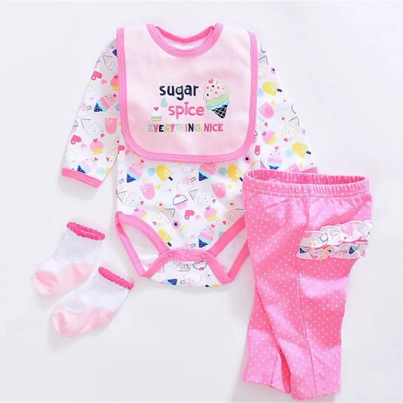 Reborn Baby Doll Одежда для смены одежды для NPK Reborn Baby Doll 22 дюймов Реалистичная кукла для новорожденных - Цвет: 7HH901494-4
