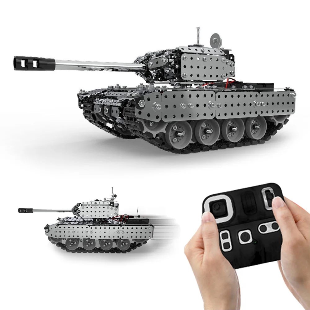 DIY сплав Собранный пульт дистанционного управления автомобиль 1:16 из нержавеющей стали RC спортивный автомобиль модель игрушки для Мальчики Пазлы игрушка для взрослых Коллекция Подарки - Цвет: F