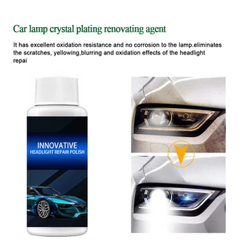 

Paint Care Car Headlight Renewal Polish Car Fluid Headlight Repair Refurbishment Liquid Car Light Windshield Repair Agent