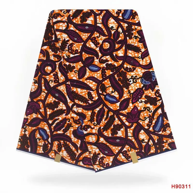 Африканский воск печати ткань Нигерия воск Анкара африканская Ткань 6 ярдов Нигерия хлопок Гана для платья 92023