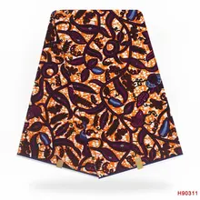 Африканский воск печати ткань Нигерия воск Анкара африканская Ткань 6 ярдов Нигерия хлопок Гана для платья 92023