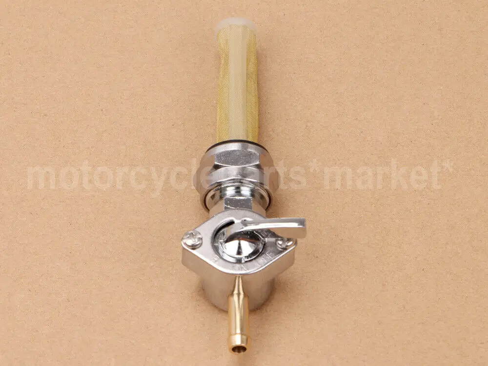 Fuel Valve Petcock Straight For Harley Sportster Big Twin 1975-Up 13//16/" Bung