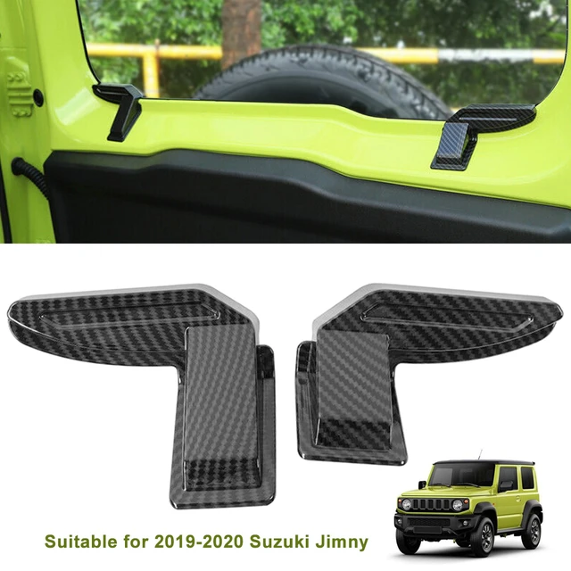 2PCS Schwarz ABS Heckscheibe Heizung Draht Schutz Abdeckung Für Suzuki Jimny  Sierra JB64 JB74 2019 2020