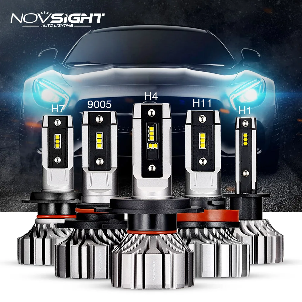 

NOVSIGHT Car LED Headlight H11 Bulbs 9005 HB3 9006 HB4 9012 H1 H3 H4 H7 H8 H9 Auto Accessories Fog Light Bulb 8000LM 6500K