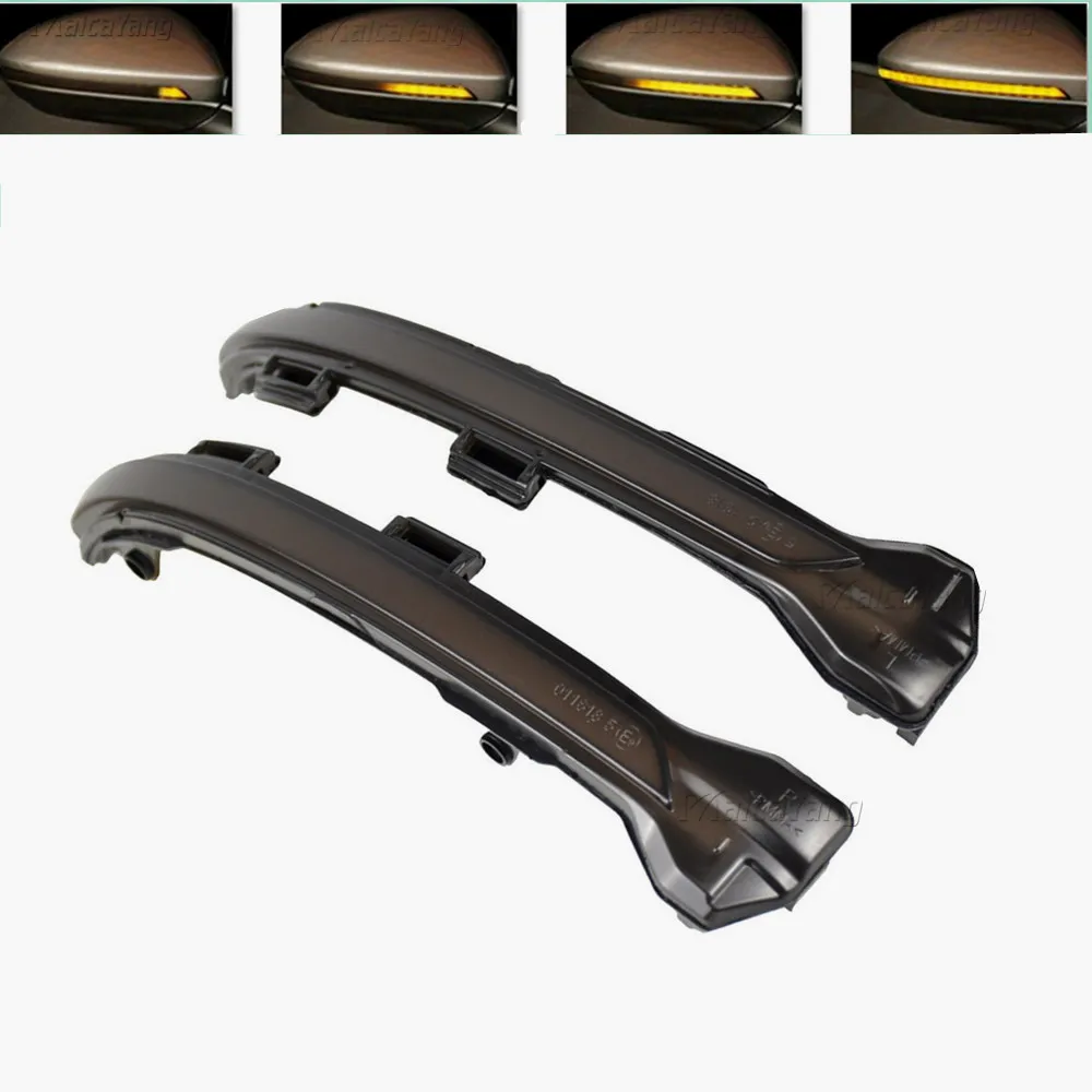 

LED Rearview Mirror Indicator Blinker Repeater Light Dynamic Turn Signal Black For VW Volkswagen Golf 7 VII MK7 MK7.5 Touran