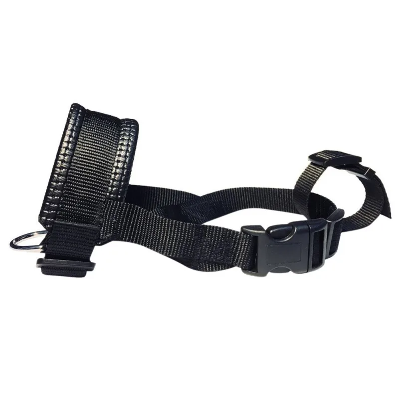 thumbnail image 1 of Bozal para perros que evita morder, ladrar y masticar, collar para la cabeza con lazo ajustable, correas antitirones y antimordeduras, correa de entrenamiento líder, 1 of 5