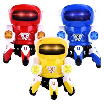 

Electric Octopus Dancing Robot Dance Robot With Light Music Projection Toys For Children