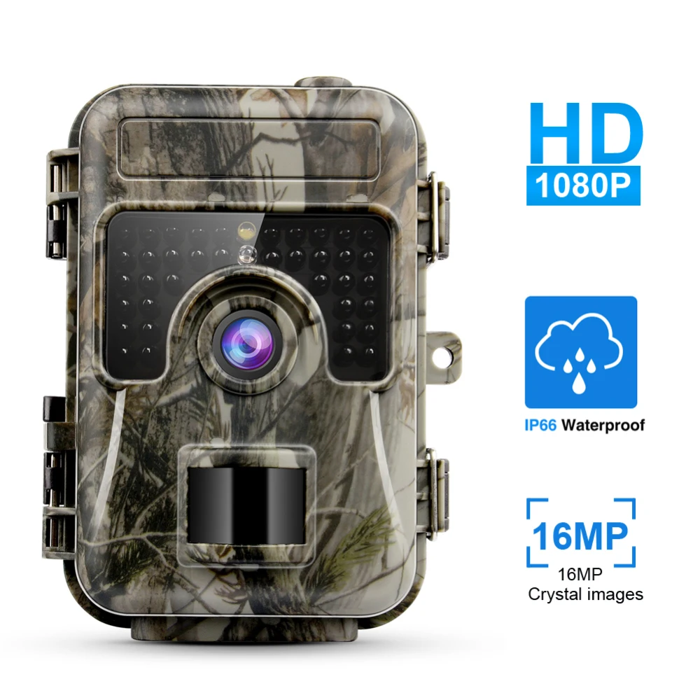 

MINI Hunting Camera 1080P HD 16MP Hunting Trail Camera Video Infrared Night Vision Hunting Game Camera Photo Traps Hunter