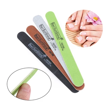 

1Pc Wooden Nail Files Block Sanding Buffer Double Sided Sandpaper Pedicure Manicure Art Professional Nail Care Tools Accessories
