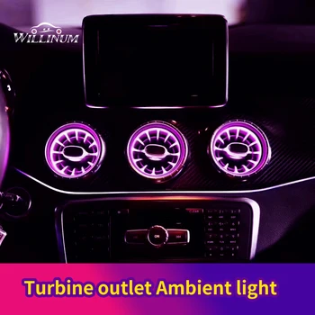 

Ambient light for Mercedes Benz W117 GLA front vent turbine outlet lamp rotating tweeter treble speaker LED 12 colors lighting