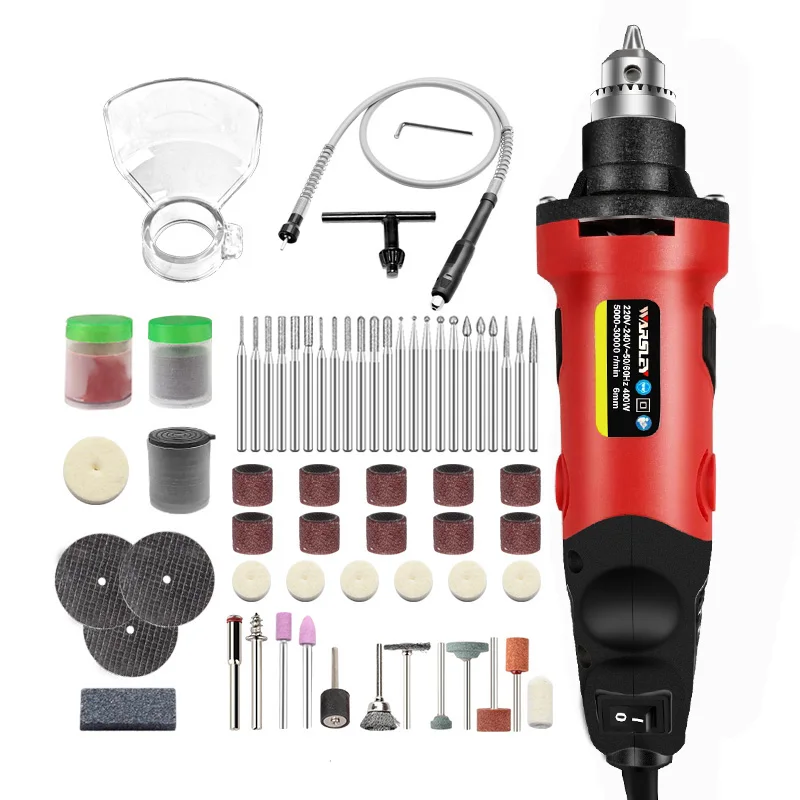 30000RPM 400W Electric Drill Mini Engraver With 6 Variable Speed For Dremel Metalworking Drilling M