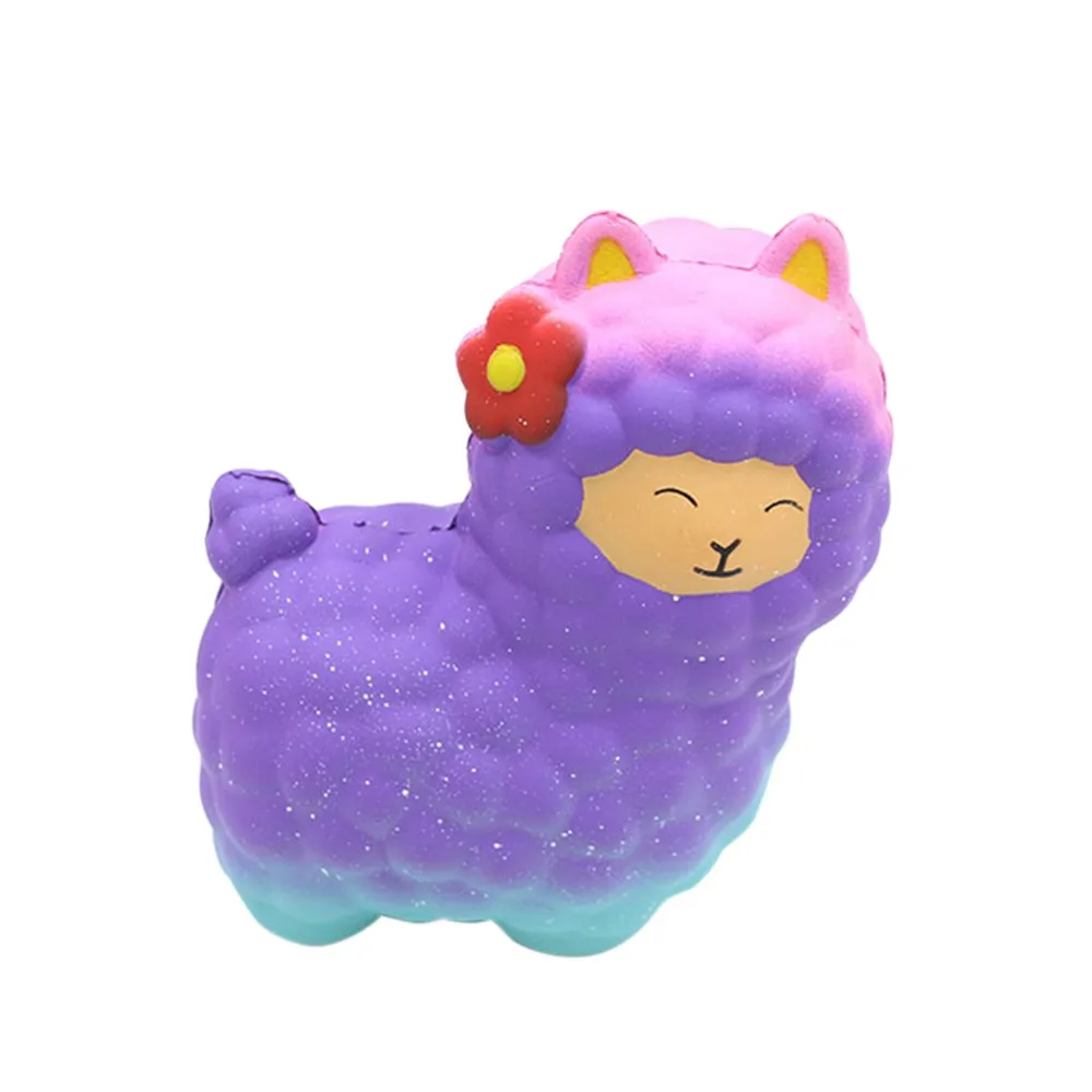 Мягкая игрушка-овечка, медленно поднимающаяся, мягкая, Ароматизированная, подвески с ремешками для телефона сжимаемая, Успокаивающая игрушка