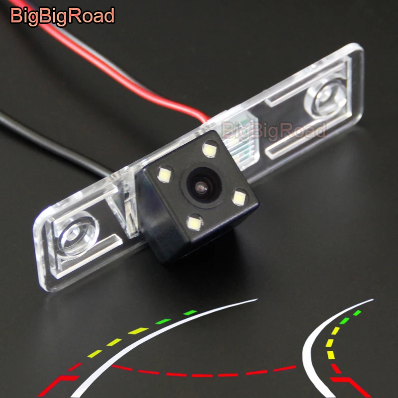 

BigBigRoad Car Intelligent Dynamic Trajectory Tracks Backup Camera For Opel Omega A B / Vectra B / Zafira A 1999 2000 2001 -2005