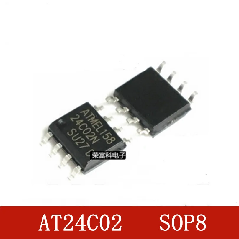 20pcs/lot AT24C02 24C02 SOP8 EEPROM memory SMD | Бытовая техника