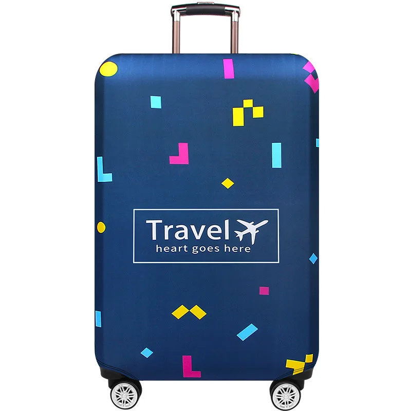 Толстый дорожный оранжевый чехол для чемодана чехол для путешествий Аксессуары эластичная крышка багажного отделения для чемодана 18-32 дюймов - Цвет: 24